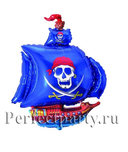 " Пиратский корабль " синий 102х78см