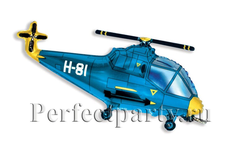 "Вертолет Н-81" синий 57х96см