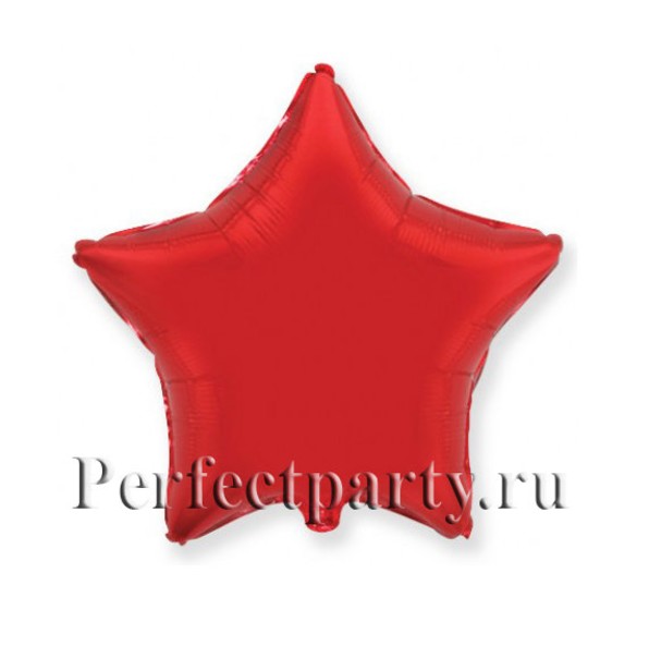 Звезда металлик  (red)