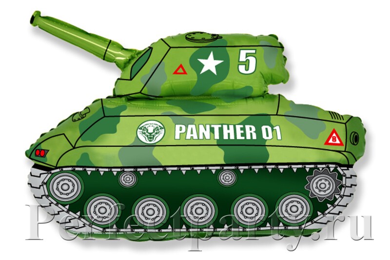 "Танк Pantner 01" зеленый 65х80см