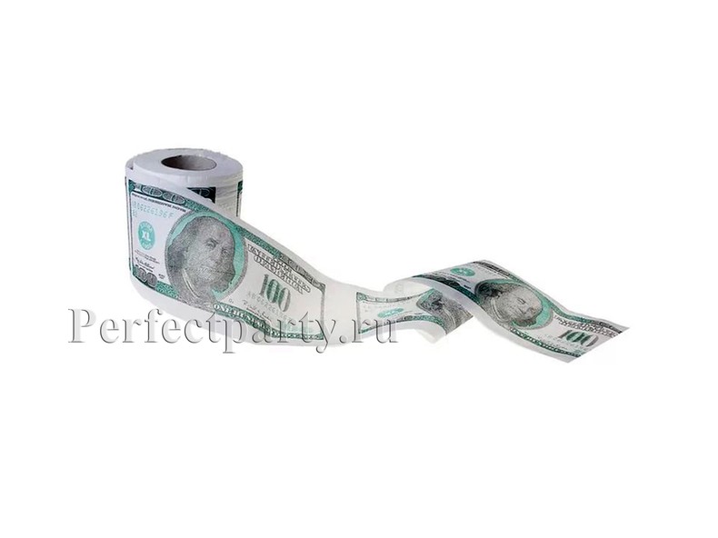Туалетная бумага "Доллары"