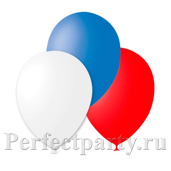 Набор шаров "Триколор" 12" 30см 30шт