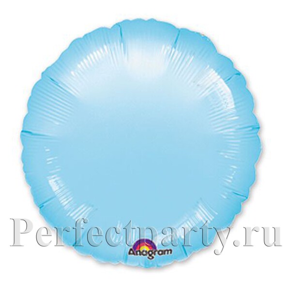 Шарик круг (Пастель Blue) 18"45 см