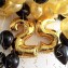 Фольгированные шары золотые цифры  25 