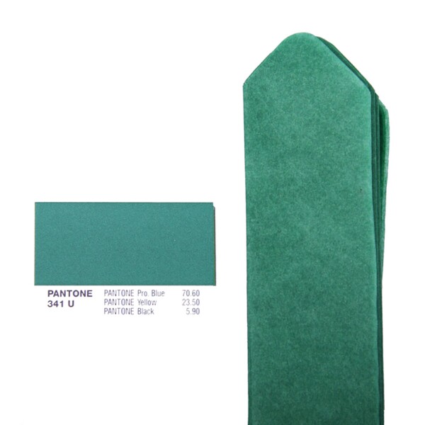Бумажный помпон (зелёный) 3шт