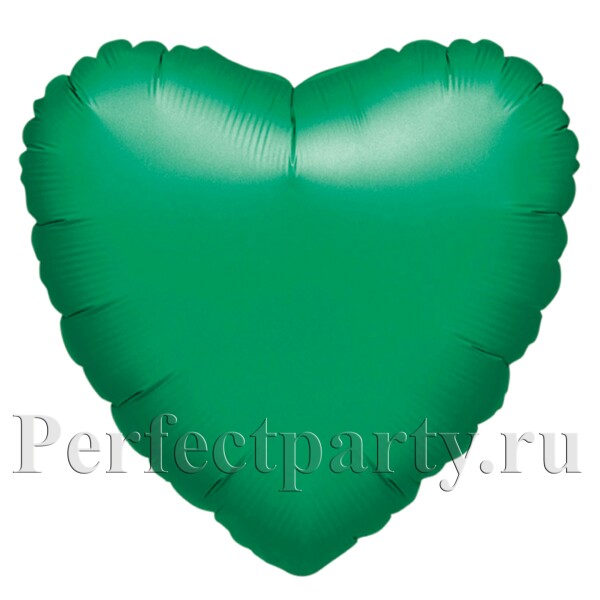 Cердце металлик (green)
