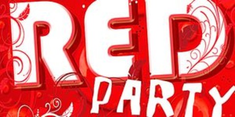 RED party вечеринка в красном цвете