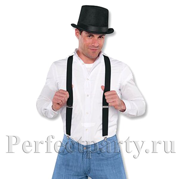 Подтяжки черные