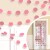 1505-1208 Гирлянда Круги Pink блеск 2 1м 6шт