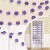 1505-1182 Гирлянда Круги Purple блеск 2 1м 6шт