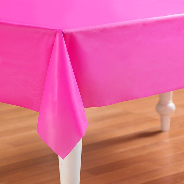 Скатерть п/э Bright Pink 1,4х2,75м
